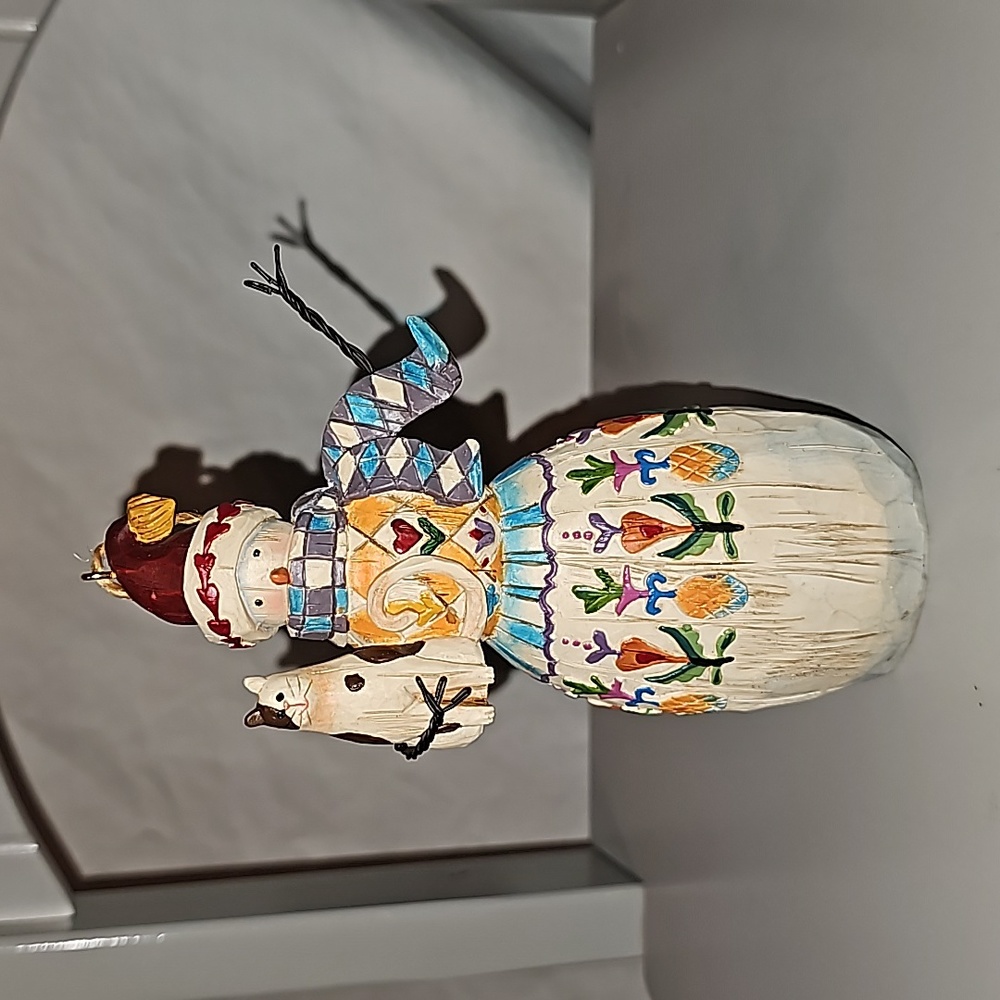 Jim Shore/Heartwood Creek snowman ornament